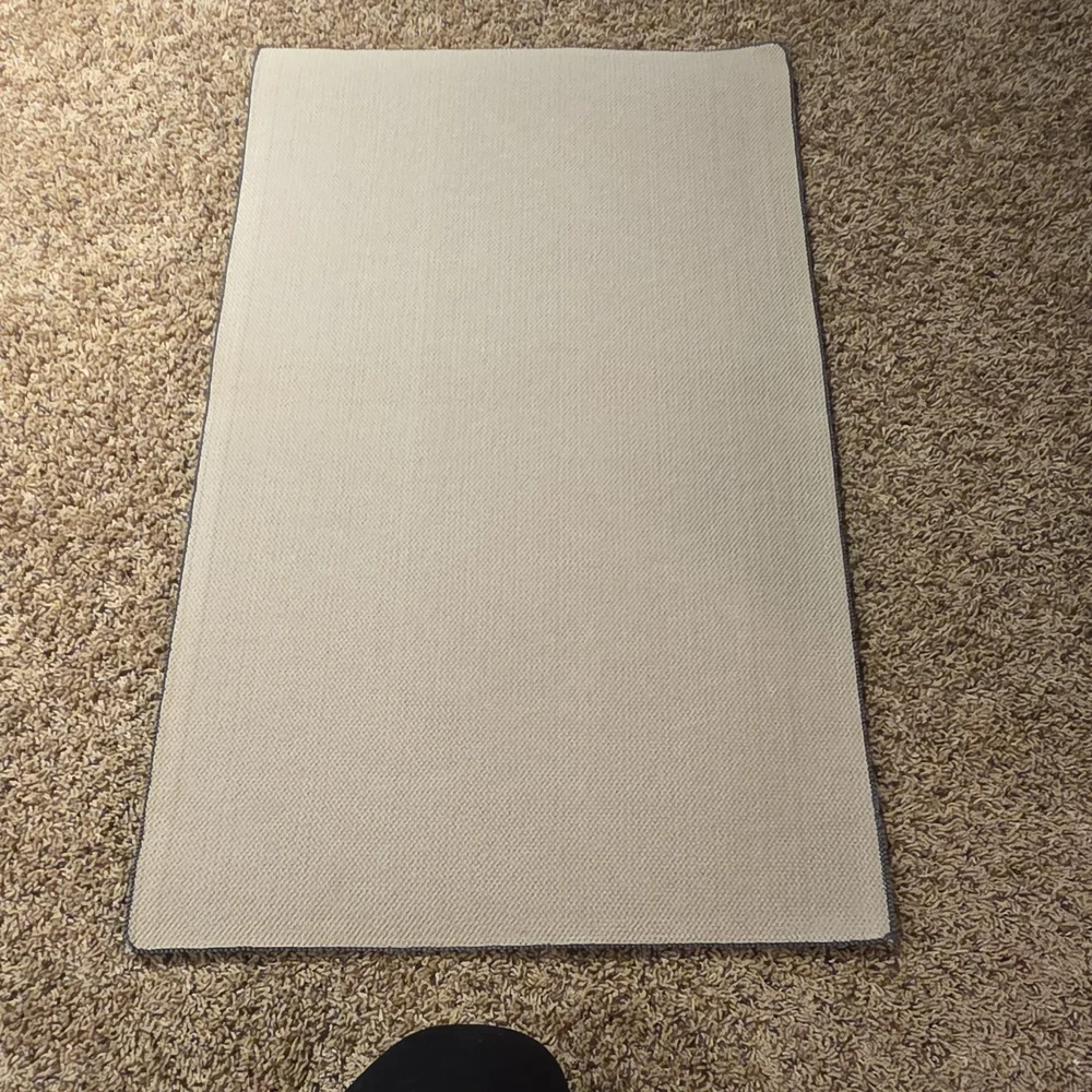 Charcoal Gray Area Rug with White Moroccan Trellis Pattern 20